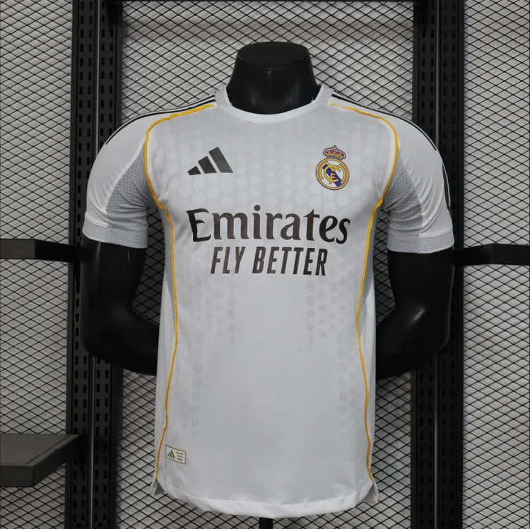 Maillots Homme Domicile Real Madrid 25/26 Blanc S-XXL